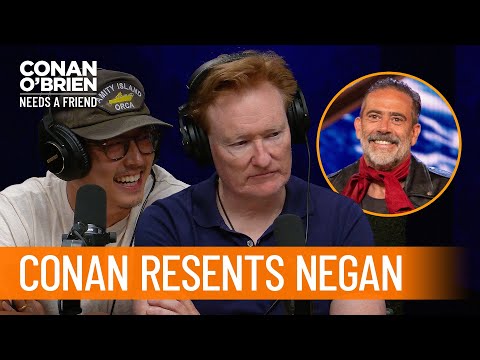 Conan resents negan for glenn's death | conan o’brien needs a friend