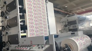 Paper cup manufacturing flexo printing machine stack/vertical type printers 5 colors
