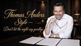 Thomas Anders Style — Don't let the night say goodbye   | Oleg Vlasov (AI Eurodisco 2026)