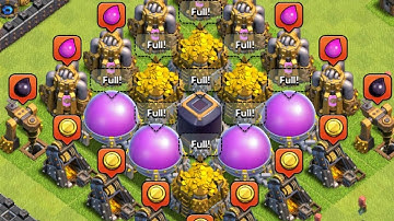 LOOT 400k gold elixir in every 10 minute. TH7 TH8 . Real LOOT STRATEGY Latest 2017 update . Part - 2