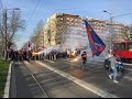 Crvena zvezda vs. Spartak Moscow including corteo to Marakana (Delije and Fratria - Srbija i Rusija)