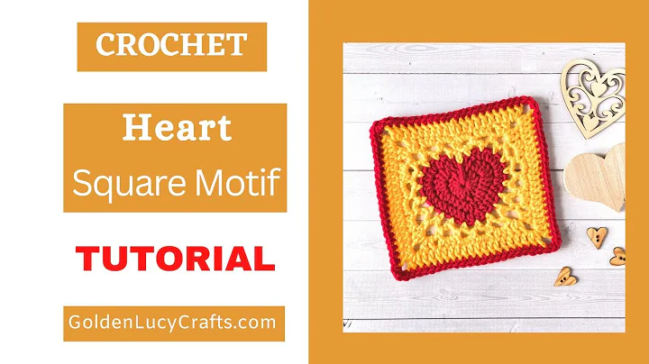 Create Stunning Crochet Hearts with My Heart Square Motif