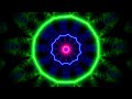 🎥 4K TUNEX – Grüne Neon-Mandala mit abstrakten geometrischen Formen | 2 Stunden (Ohne Audio) 🌌💚✨