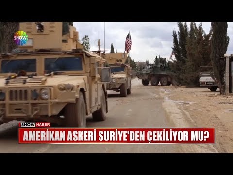 Amerikan Askeri Suriye'den çekiliyor Mu?