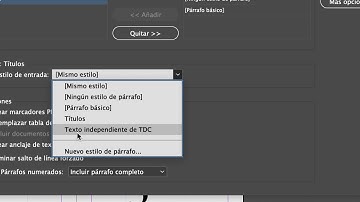 ¿Cómo crear una tabla de contenido en InDesign?