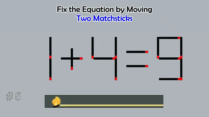 Matchstick Studio # 26 | Fix the math equation by moving one or two matchsticks| Can you fix it?