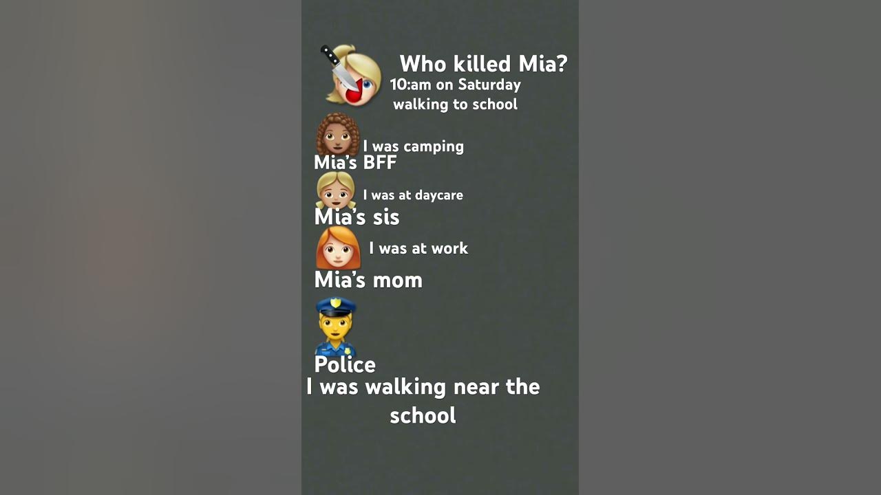 Who killed Mia? - YouTube