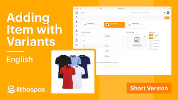 Adding  items with variants in LithosPOS - Short Version [English]