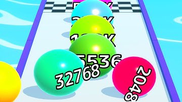 Ball Run Infinity Number Up To (128M, 256M, 512M, 1024M) ! All Levels Gameplay Part 113 android, ios