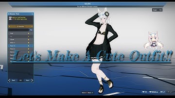 [PSO2:NGS] Making a cute bikini outfit in the ngs character creator!
