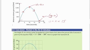 6.6 Building Quadratic Functions to Describe Situations (Part 2)