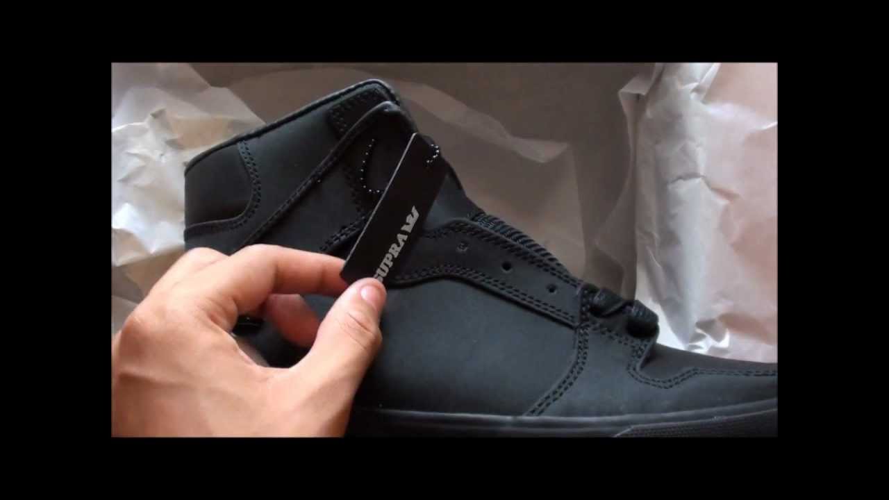 Supra Vaider Red Carpet Black Satin TUF