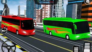 City Coach bus driving simulator : driving games 3d Android gameplay screenshot 4