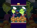 Five Zombies Were Cooking At A Party  #shorts #teeheetown #kids #spooky