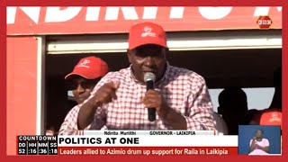 Leaders allied to Azimio drum up support for Raila in Laikipia
