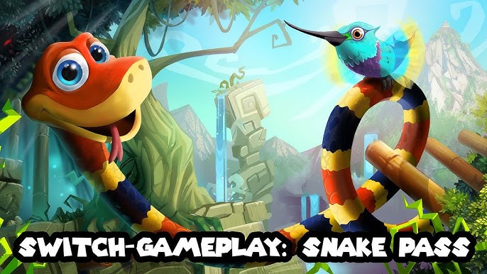 Snake Pass  Essa minha cobra é linda d+, um jogo super fofo para PS4,  XBOX, Nintendo Switch e PC !! 