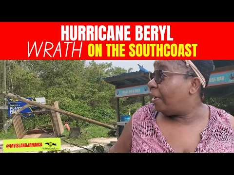 😲"This worse than Gilbert!" The tale of 🌀#Hurricane Beryl on the South Coast Of Jamaica)