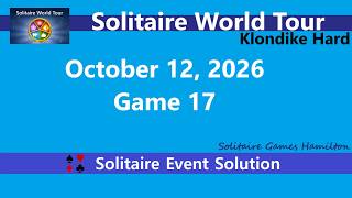 Solitaire World Tour Game #17  | October 12, 2026 Event | Klondike Hard screenshot 4