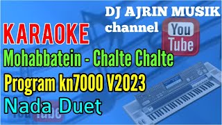 Chalte Chalte - Mohabbatein [Karaoke] Kn7000 - Shah Rukh Khan, Uday Chopra, Jugal Hansraj, Jimmy