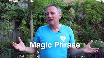 1179 MAGIC PHRASE to getting rid of my problem, Robert Gene explains.