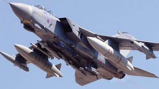 RAF Tornado jets carry out bombing