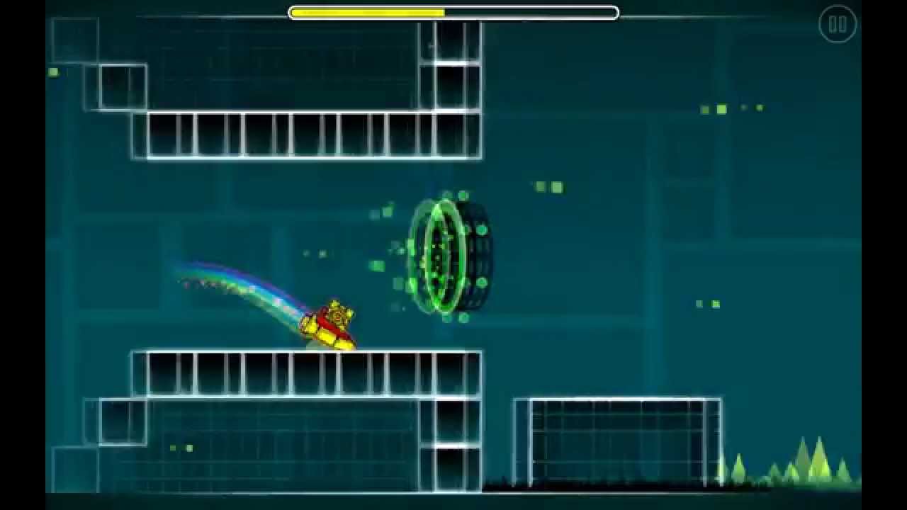 (Geometry Dash) Level 3: Polargeist [3 coins]