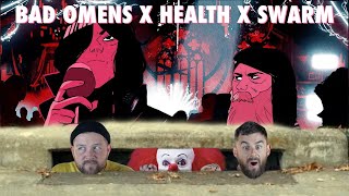 BAD OMENS x HEALTH x SWARM "THE DRAIN" | Aussie Metal Heads Reaction