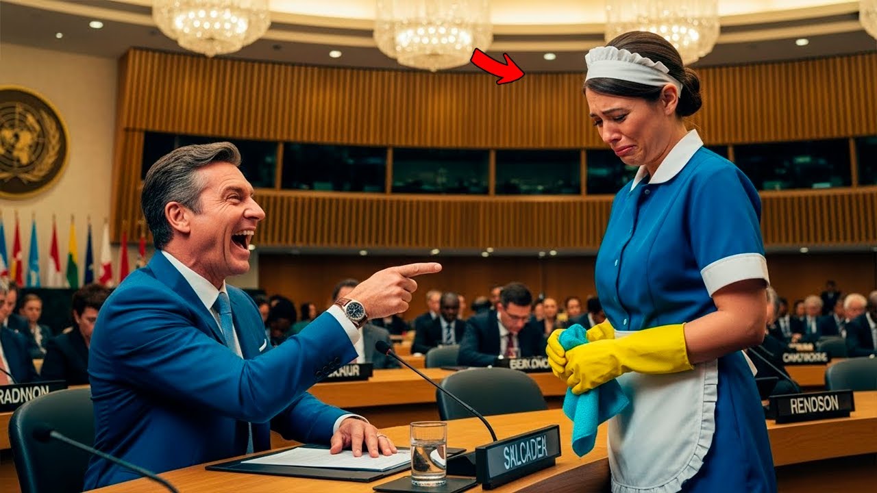 MILLIONNAIRE HUMILIE FEMME DE MÉNAGE CAR ELLE NE PARLE PAS ANGLAIS… JUSQU’À DÉCOUVRIR QUI ELLE EST.!