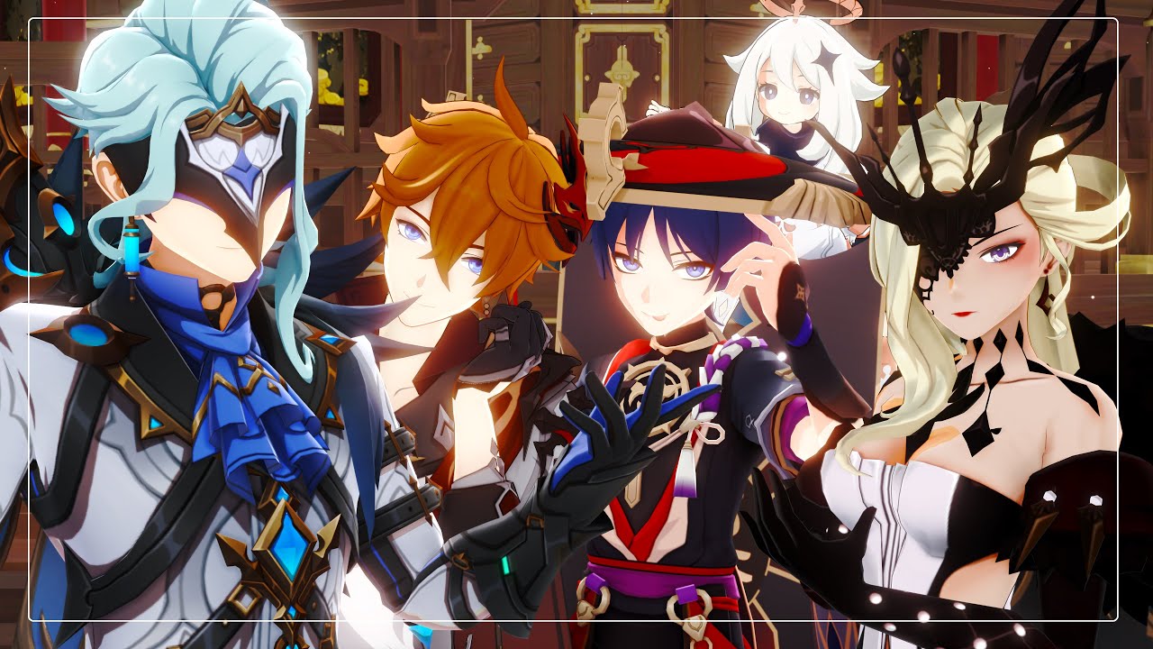 【原神:Genshin Impact MMD／4K／60FPS】Oratrice Mecanique D'analyse Cardinale『Fatui Harbingers』