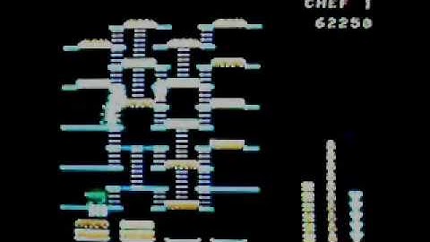 Burgertime Colecovision Playthrough and Personal High Score (Part 2 of 5)