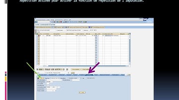 GU SAP ECC Création, modification et affichage d