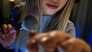 ASMR Gentle Brushing & Whispering for Relaxation
