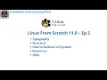 Linux From Scratch 11.1 - Ep 2