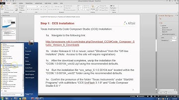 VisSim EMBEDDED - VisSim EMBEDDED + CCS Software Installation + Check