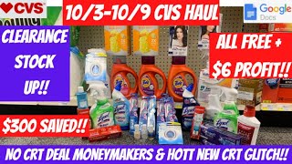 ?CVS HAUL 10/3-10/9 $6 MM HAUL + GLITCHES CVS Couponing This Week & CVS Deals 10/3?