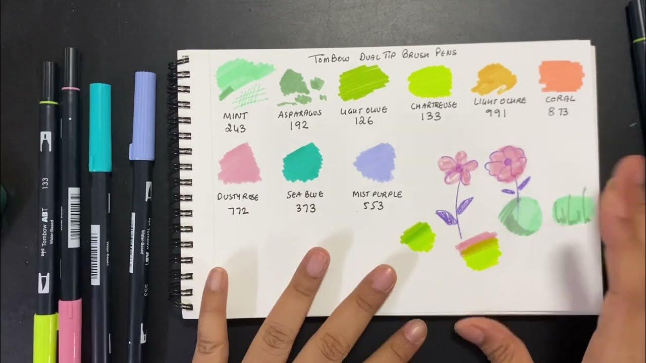 Swatching All Of My Tombow Dual Brush Pens & Giving My Opinions 