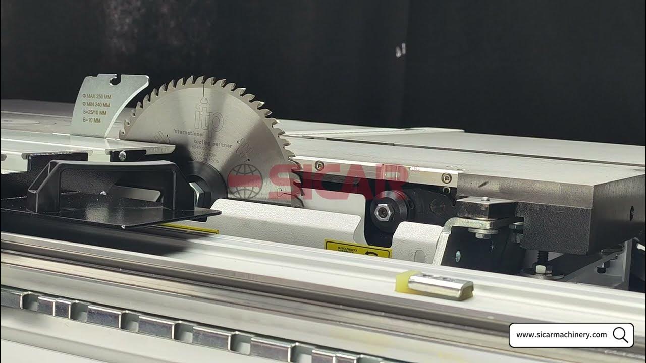 HOW TO CHANGE SAW BLADES ON A CIRCULAR SAW?SICAR C400 COMBINATION MACHINE YouTube