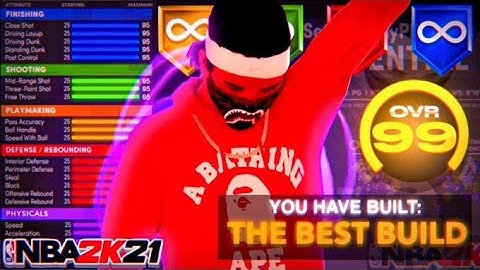 BEST ALL AROUND Point Guard BUILD 2k21 NEXT GEN for contact dunks shoot, defense & Speedboost!