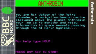 Anthrosin - BBC Micro [Longplay]