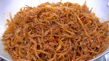 XÁ BẤU RIM MẶN NGỌT giòn ngon chay mặn đều dùng được