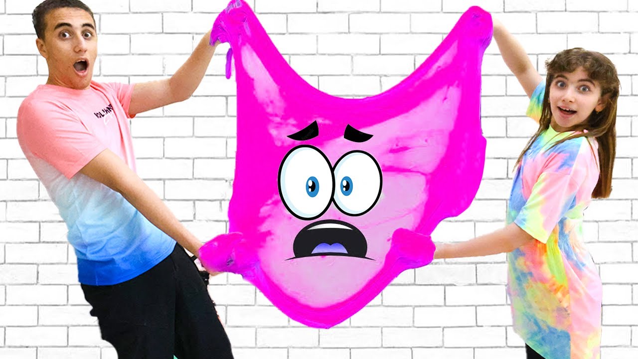 حبيبة وعبود صنعوا اكبر سلايم !