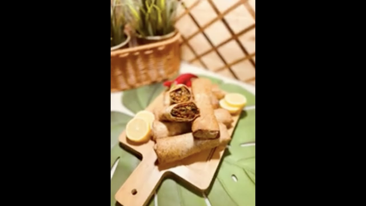سبرنق رول صحي بحشوة الخضار معتمدتها كل سنة برمضان🕊😍😋👍🏼