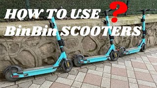 How to use BinBin Scooters Antalya! screenshot 1