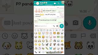 POV : Minta PP ke temen😸💕 || #whatsmock #fakechat #shorts #masukberanda screenshot 5