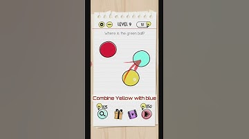 Where is the green ball? || Level 9 || Brain test Solved