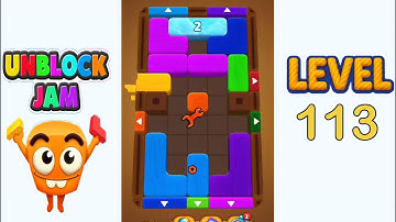 Unblock Jam Level 113 Walkthrough Solution