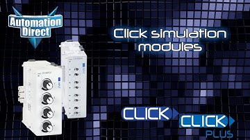 CLICK & CLICK PLUS PLC Input Simulation Modules from AutomationDirect