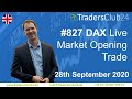 TradersClub24 Dax Open Range Breakout Live Trade am 18.05.2019 Daytrading Forex