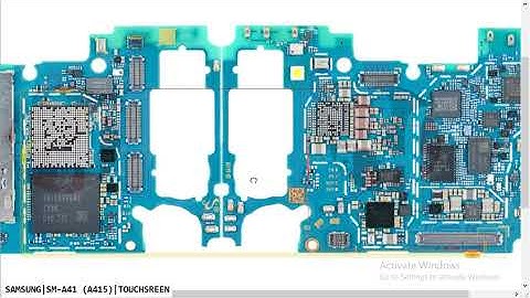 Samsung A41 SM A415 Touche Notwarking Problem Hardware Solution