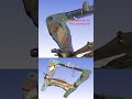 Welded Vehicle Subframe Simulation in ANSYS | Remote Load Case Study #design #automobile #fea